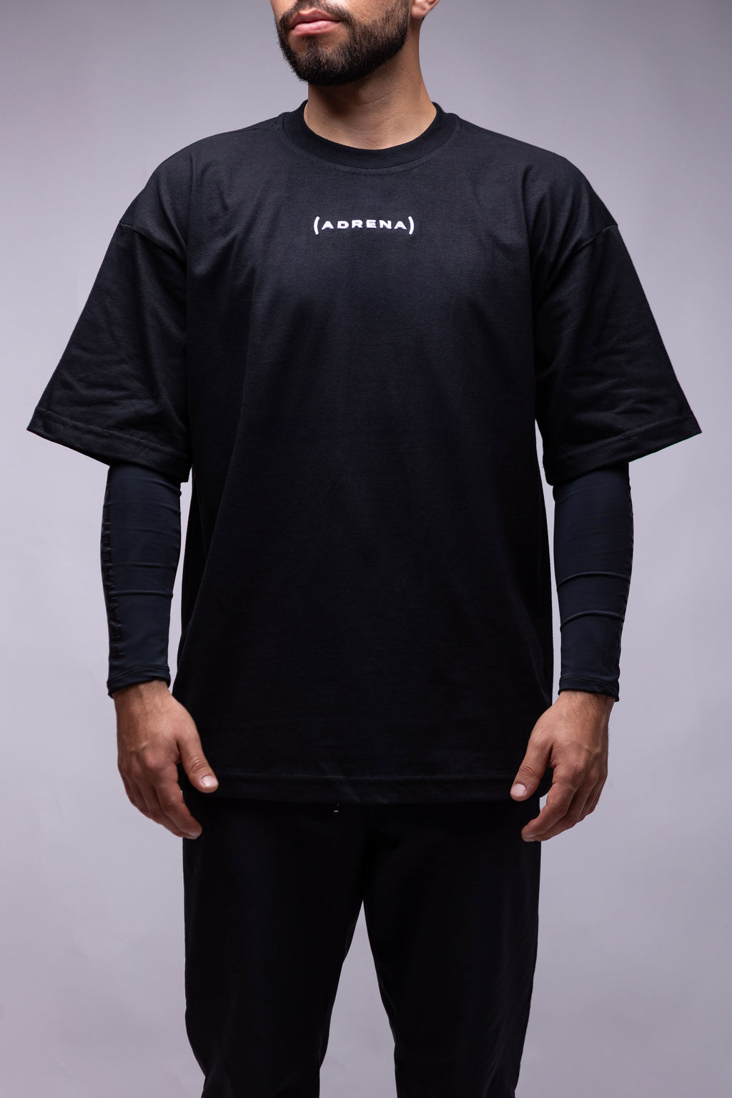 Oversize T-shirt Never Afraid