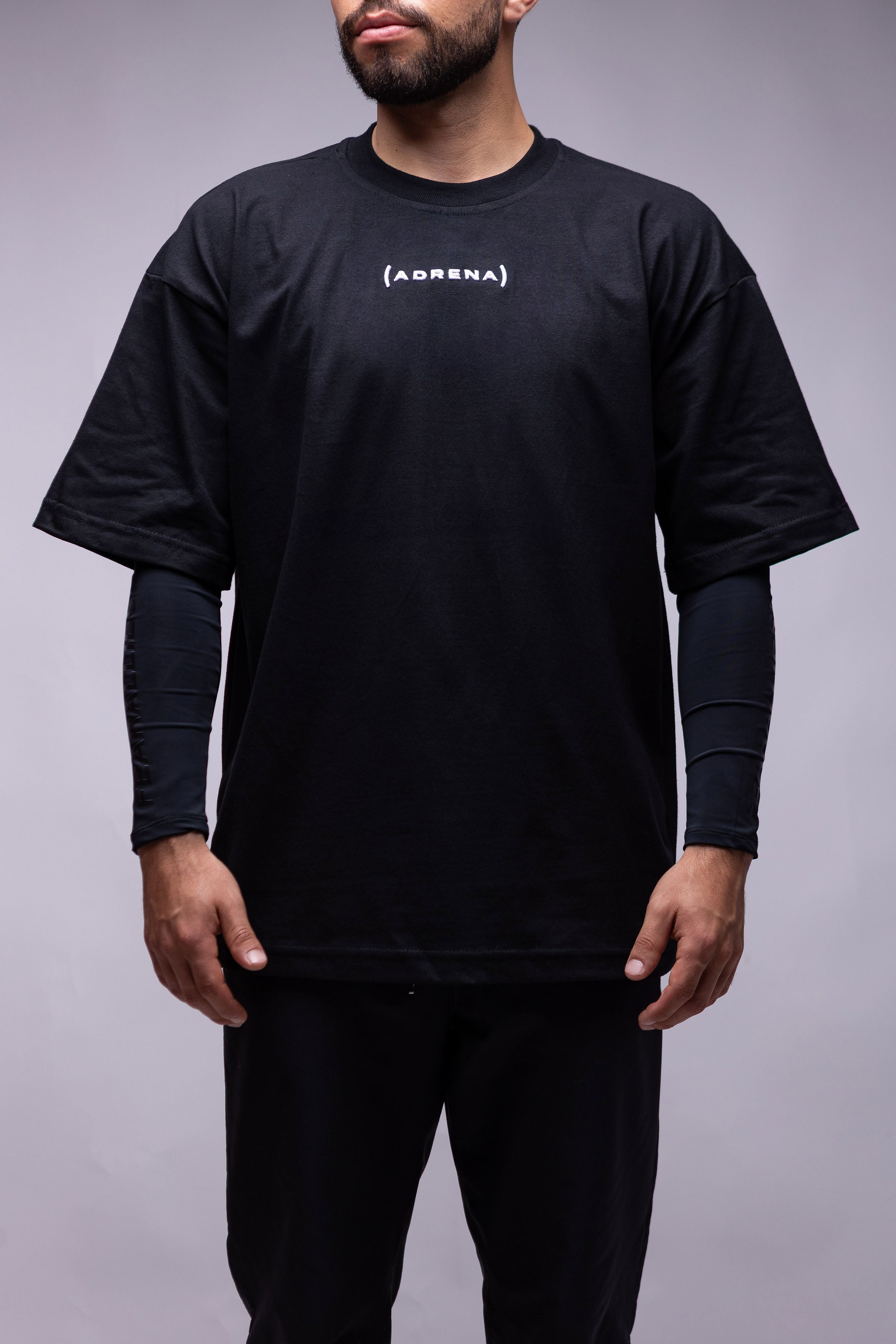 Oversize T-shirt Never Afraid