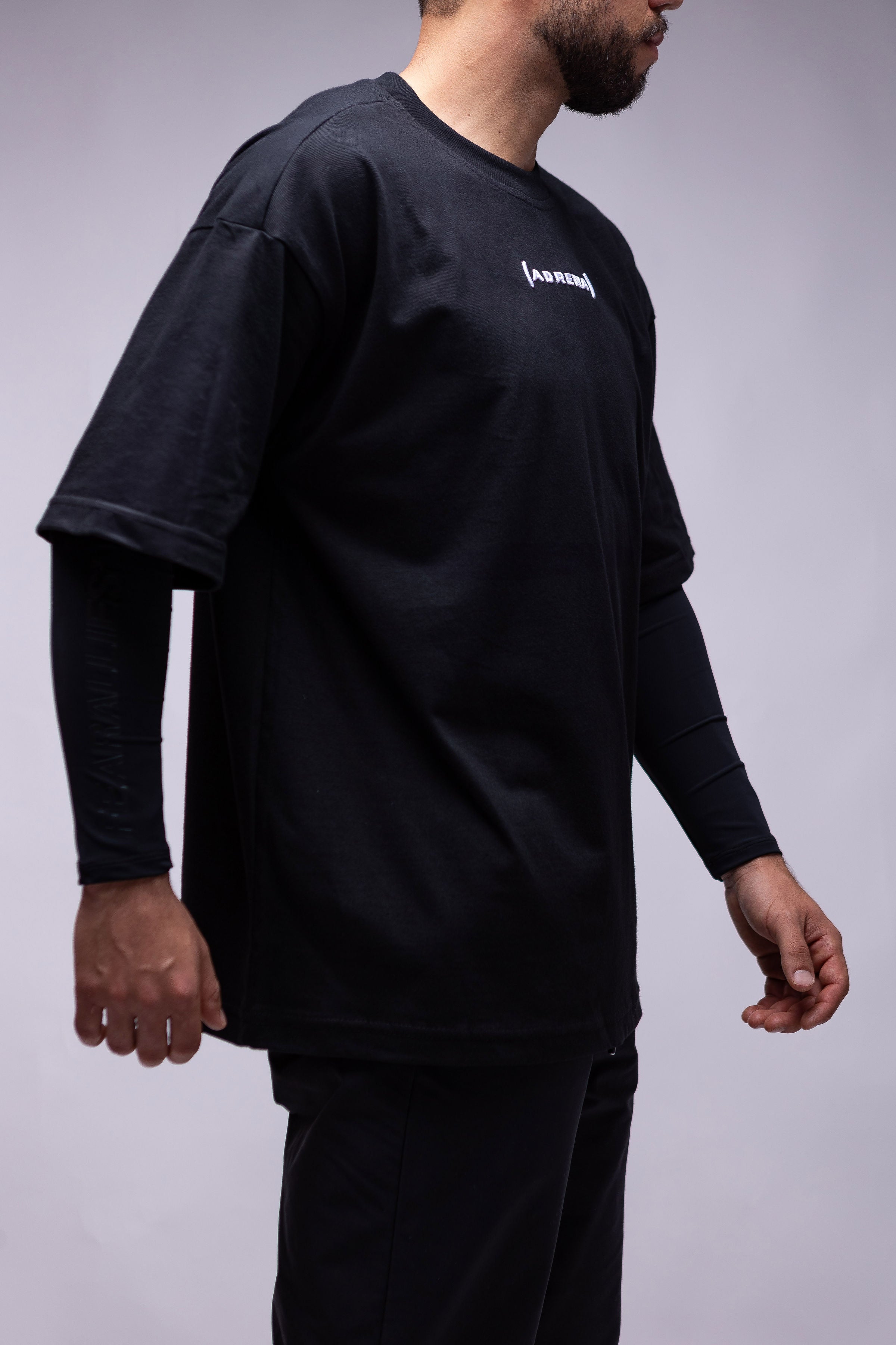 Oversize T-shirt Never Afraid